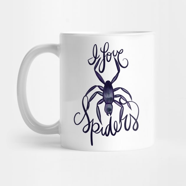 I Love Spiders by bubbsnugg